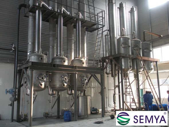 酵母液三效降膜蒸發器