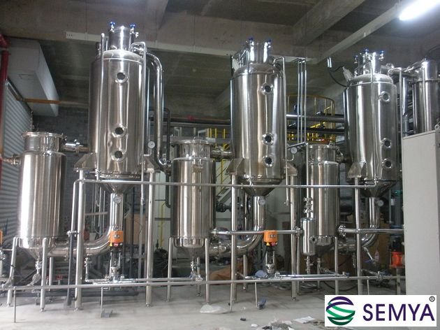 蘇州磷酸廢水外循環蒸發器整體圖